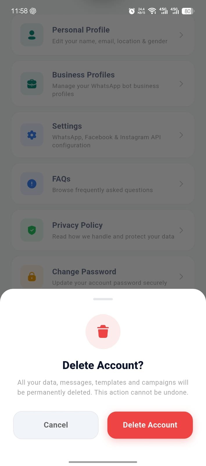 Confirm Delete